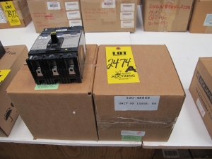 BREAKER, CIRCUIT TYPE, RETROFIT KIT KIND, 150 AMP RATING, 600 VOLT RATING, 3 POLE. F-10 SERIES C RETROFIT KIT. INCLUDES OPERATING LINKAGE ALIGNMENT KIT FOR INSTALLATION IN CUTLER-HAMMER MODEL 10 MCC. PART # FR-HJD3150L-24N (W-44) LOADING & HANDLING FEE $5-